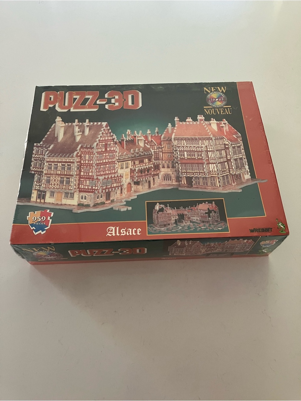 1990s Sealed Wrebbit Alsace 959-Piece 3D Puzzle
